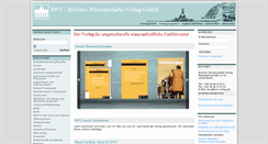 Desktop Screenshot of bwv-verlag.de